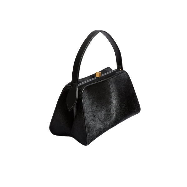 Cate Bag in Black Haircalf - Image 2