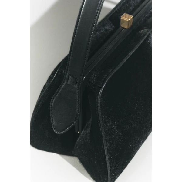Cate Bag in Black Haircalf - Image 6