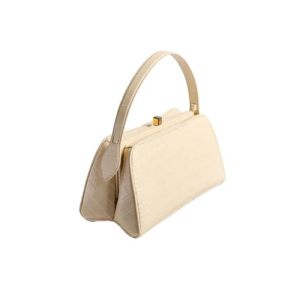 Cate Bag in Champagne Alligator - Image 2