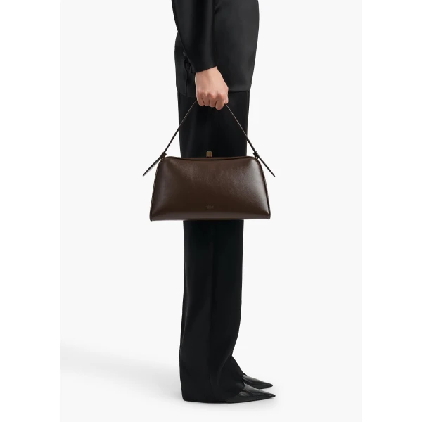 Cate Bag in Chestnut Crackle Patent Leather - Image 3