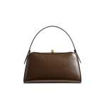 Khaite Cate Bag in Chestnut Crackle Patent Leather