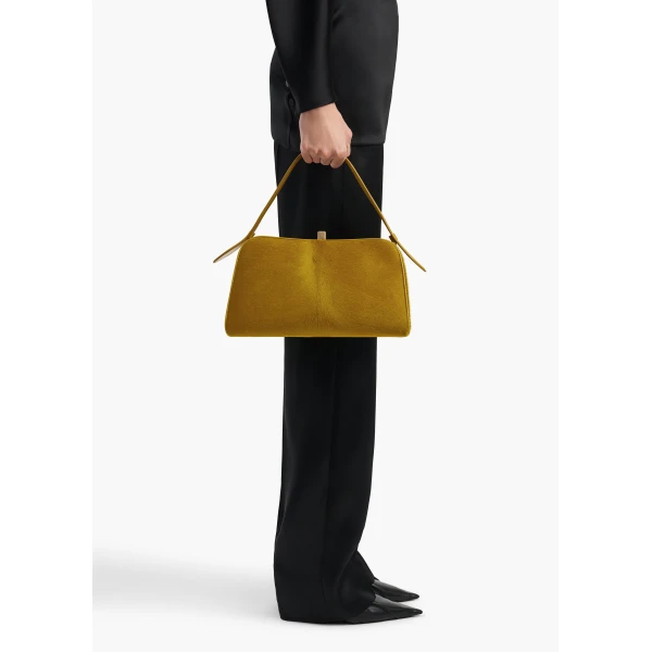 Cate Bag in Golden Olive Haircalf - Image 5