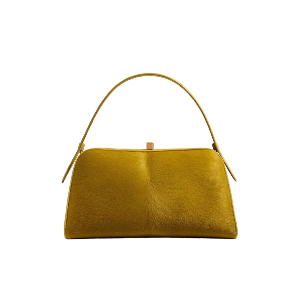 Cate Bag in Golden Olive Haircalf
