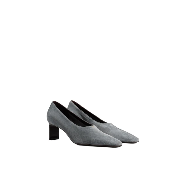 Cecilia Pump in Grey Suede - Image 2