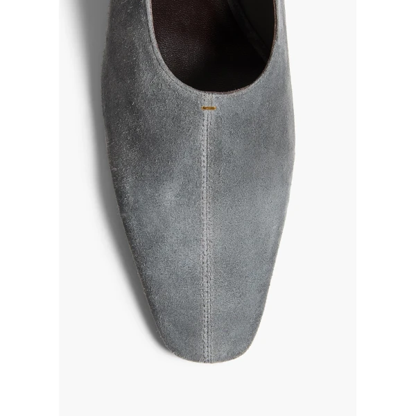 Cecilia Pump in Grey Suede - Image 4