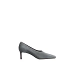 Khaite Cecilia Pump in Grey Suede