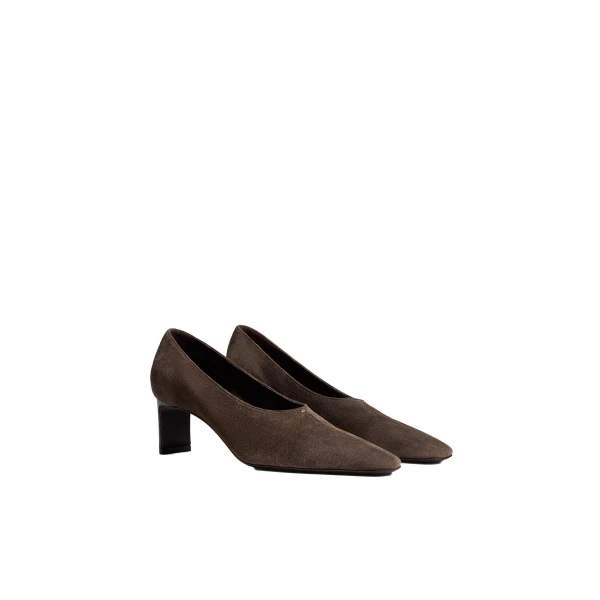 Cecilia Pump in Sable Suede - Image 2