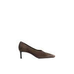 Khaite Cecilia Pump in Sable Suede