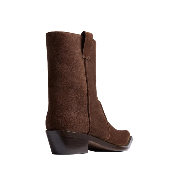 Clive Ankle Boot in Ebano Suede - Image 4