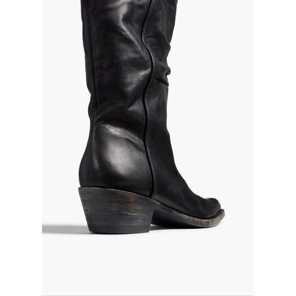 Clive Boot in Black Leather - Image 3
