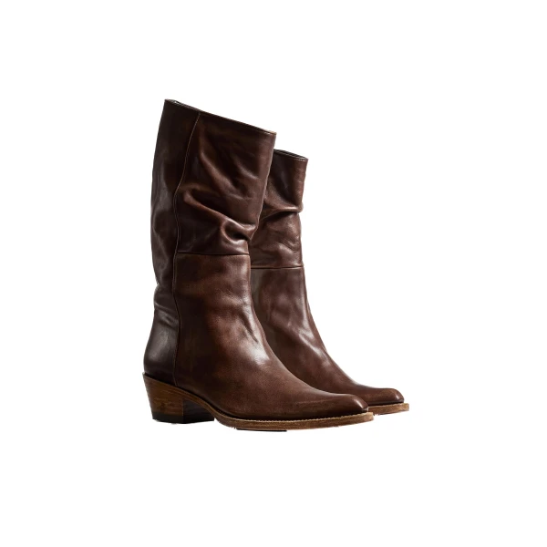 Clive Boot in Dark Brown Leather - Image 2