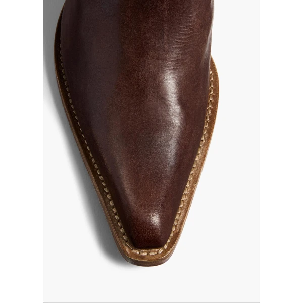 Clive Boot in Dark Brown Leather - Image 4