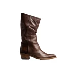Khaite Clive Boot in Dark Brown Leather