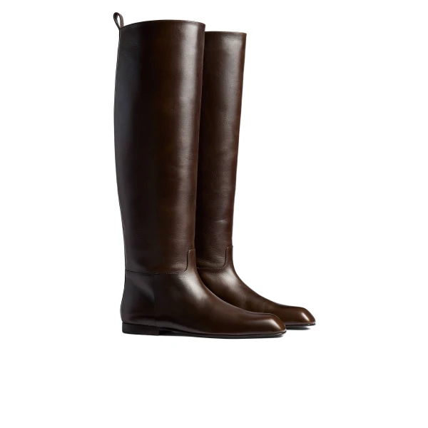 Colt Knee-High Boot in Vintage Brown Leather - Image 2