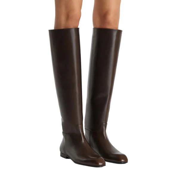 Colt Knee-High Boot in Vintage Brown Leather - Image 3