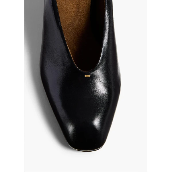 Colt Wedge in Black Glazed Leather - Image 4