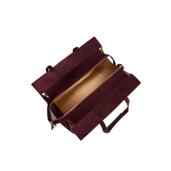 Crosby Bag in Rouge Noir Suede - Image 5