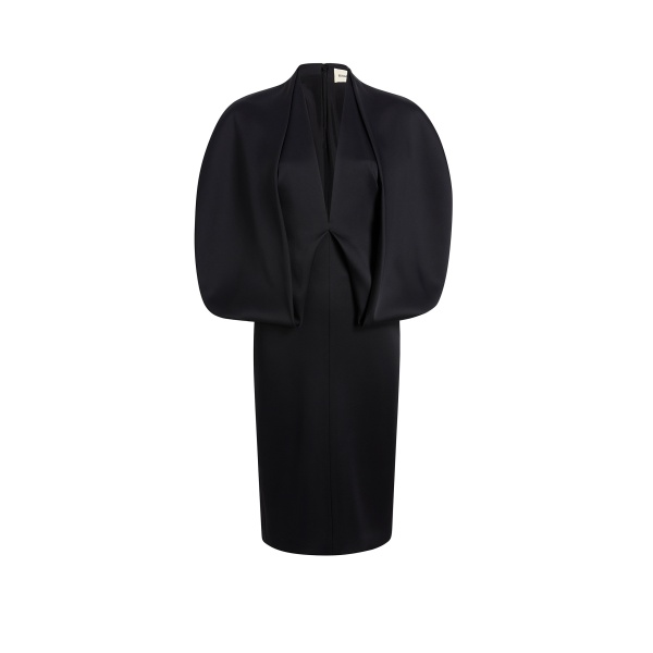 Khaite Dakota Dress in Black | Dresses | Luxury Shoes 