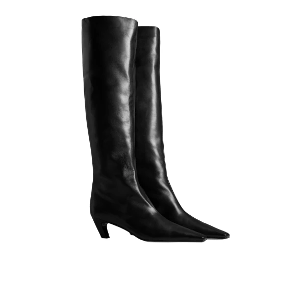 Davis Boot in Black Leather - Image 2
