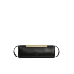 Khaite Donna Evening Clutch in Black Leather