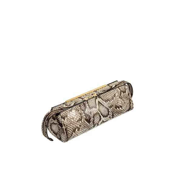 Donna Evening Clutch in Natural Python - Image 2