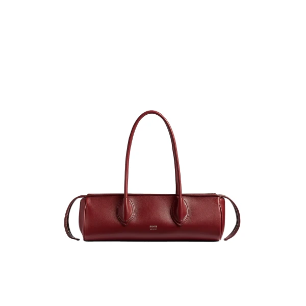 Donna Shoulder Bag in Oxblood Leather