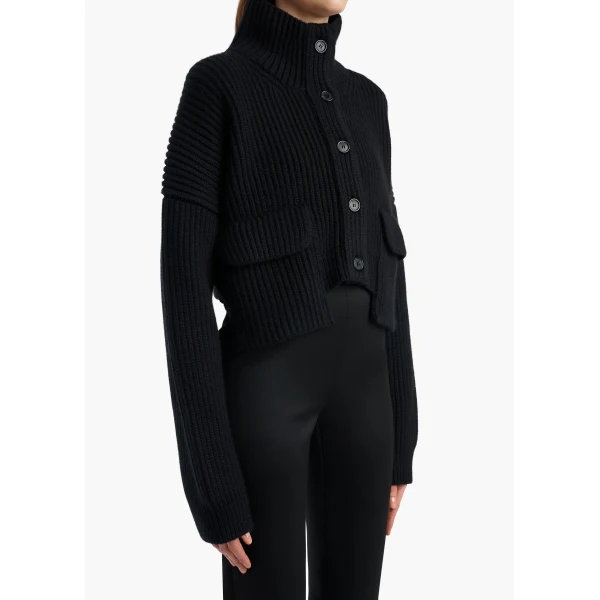Eita Cardigan in Black - Image 5