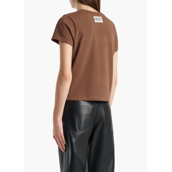 Emmylou T-Shirt in Chestnut - Image 4