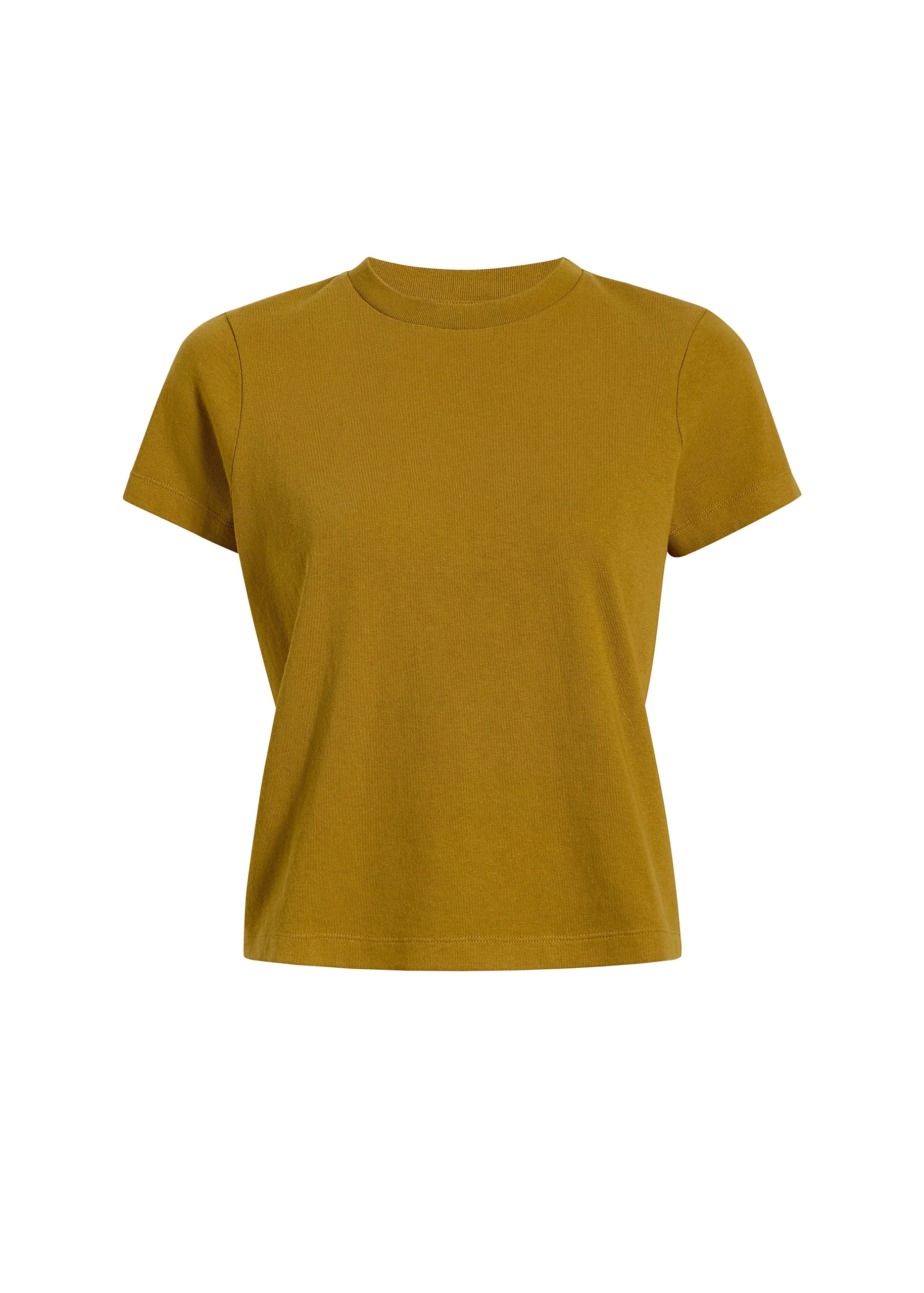 Khaite Emmylou T-Shirt in Dijon | Tops | Luxury Shoes Khaite Emmylou T-Shirt in Dijon | Tops | Luxury Shoes