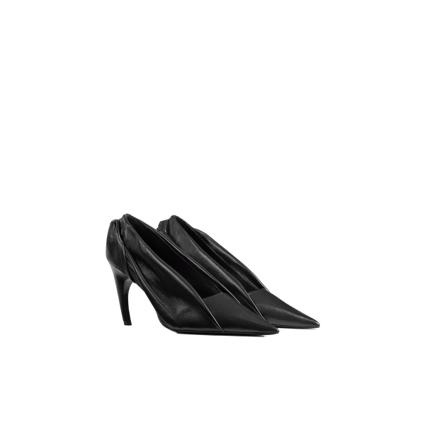 Eve Pump in Black Leather - Image 2