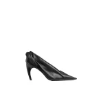 Khaite Eve Pump in Black Leather