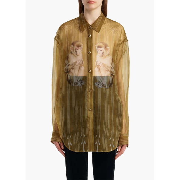 Goya Top in Monkey Print - Image 3