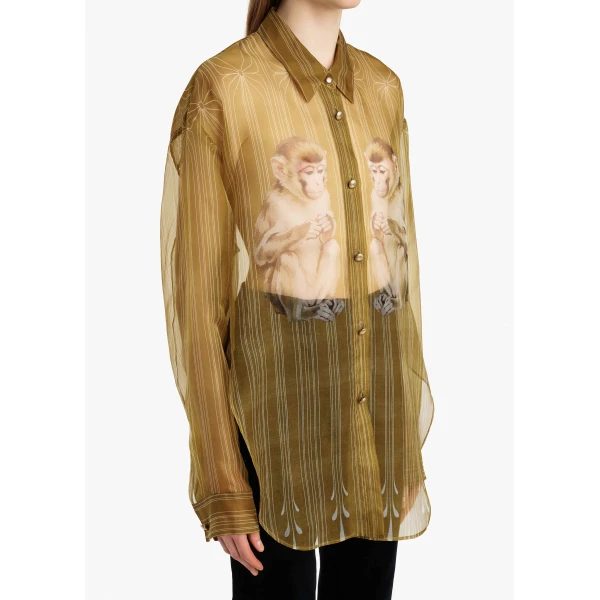 Goya Top in Monkey Print - Image 5
