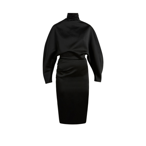 Khaite Harlin Dress in Black | Dresses | Luxury Shoes 