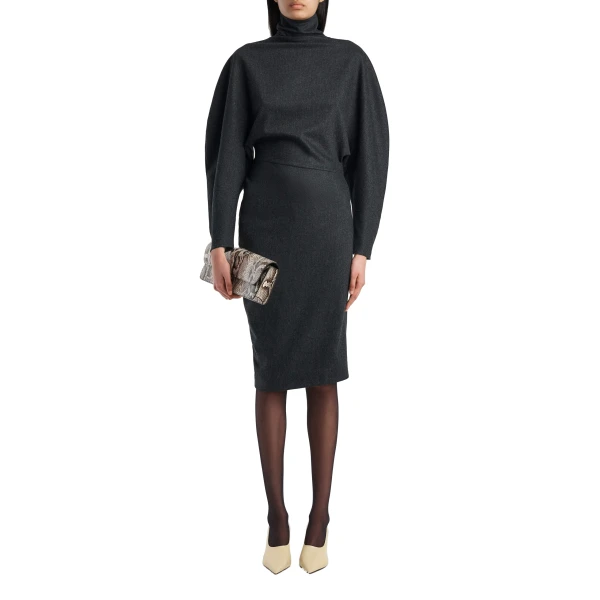 Harlin Dress in Charcoal - Image 2