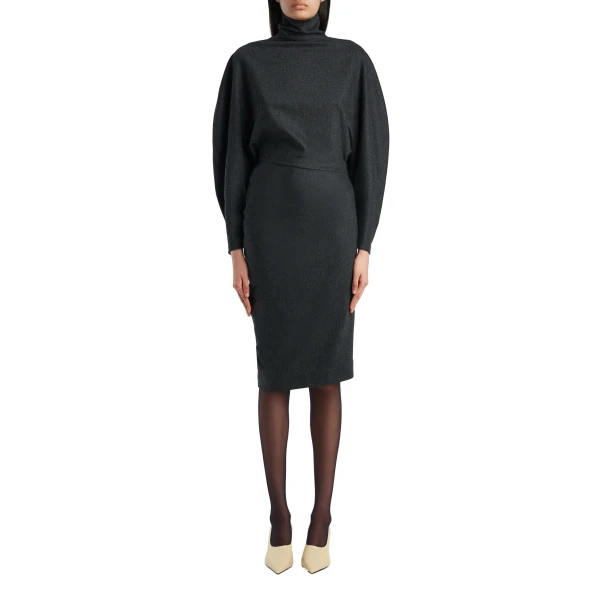 Harlin Dress in Charcoal - Image 3