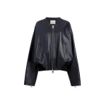 Khaite Hewit Jacket in Dark Navy | Jackets | Luxury Shoes 