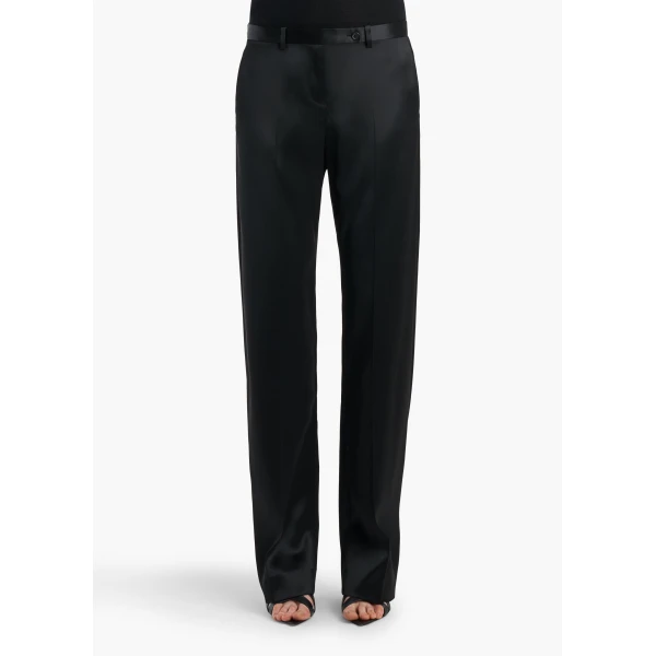 Hunter Pant in Black Satin - Image 3
