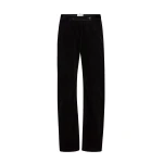 Khaite Hunter Pant in Black Velvet | Pants | Luxury Shoes 