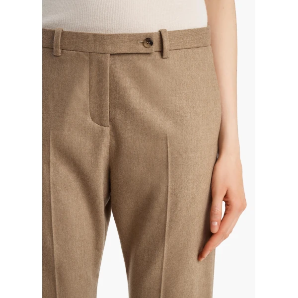 Hunter Pant in Desert Sand Wool Cashmere - Image 5