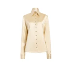 Khaite Ivy Top in Champagne | Tops | Luxury Shoes 
