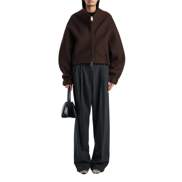 Ixin Jacket in Dark Brown - Image 2