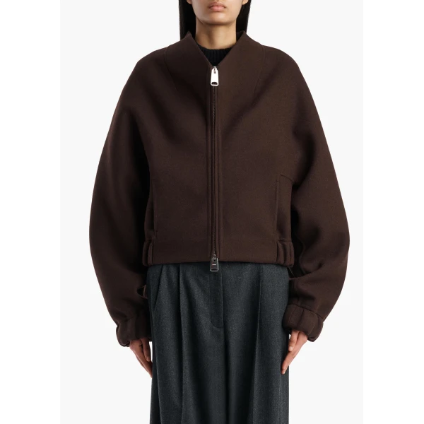 Ixin Jacket in Dark Brown - Image 3