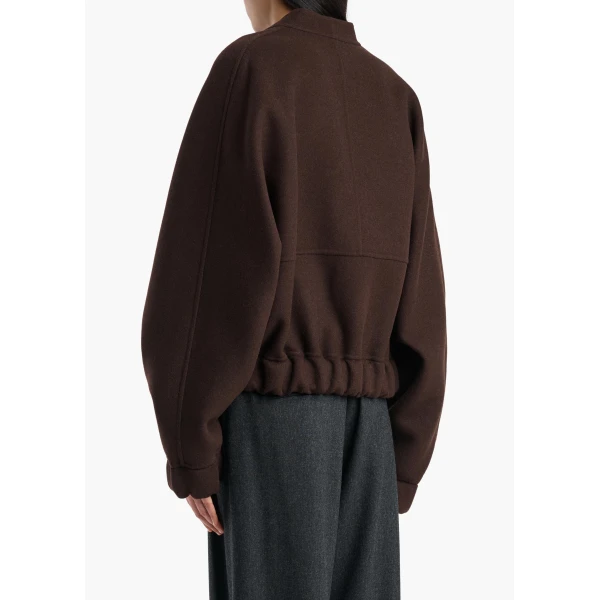 Ixin Jacket in Dark Brown - Image 4