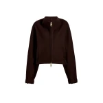 Khaite Ixin Jacket in Dark Brown | Jackets | Luxury Shoes 