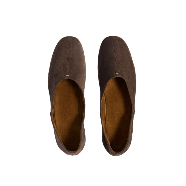 Jane Flat in Sable Suede - Image 3