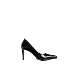 Khaite Jett D'Orsay Pump in Black Patent Leather