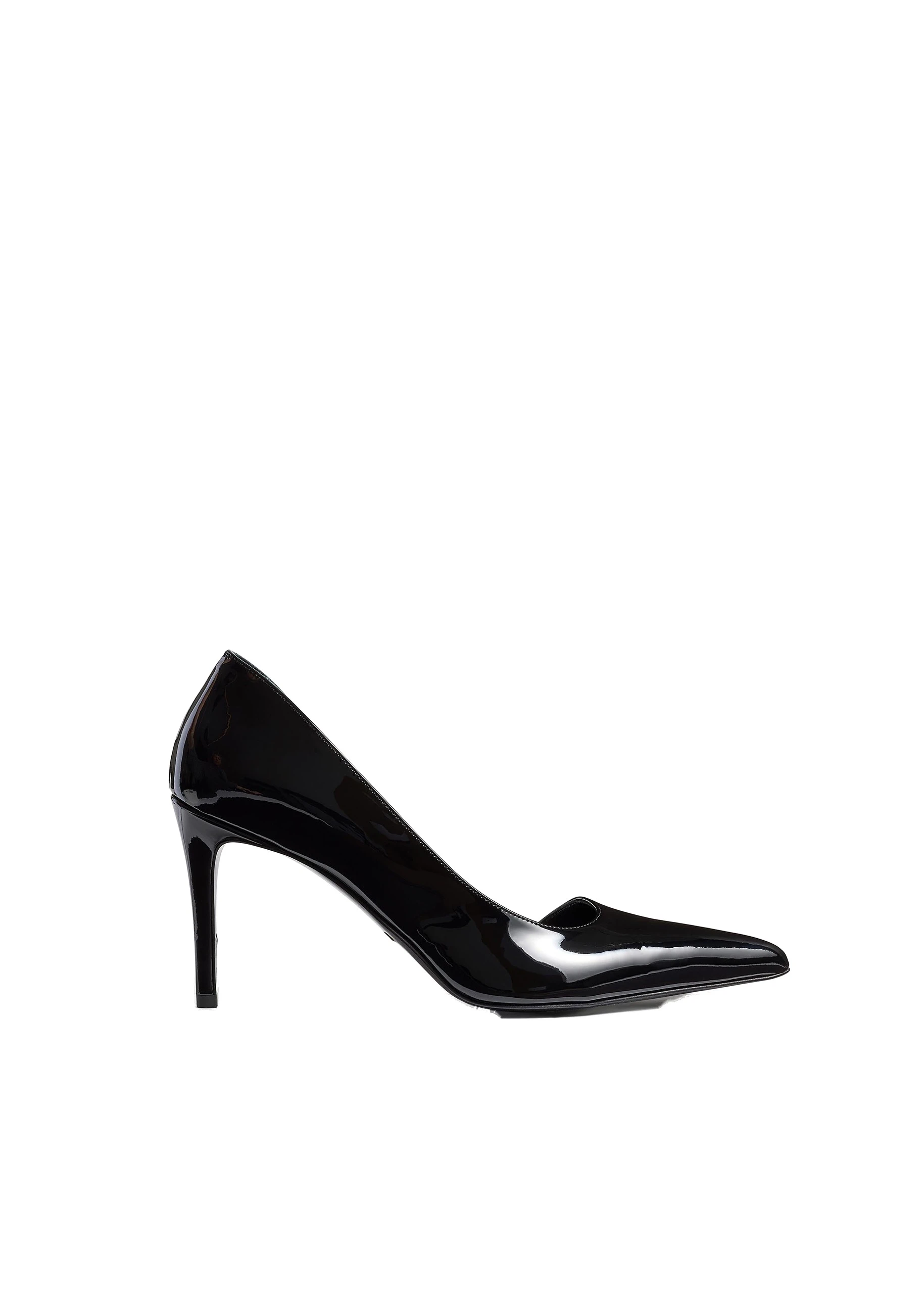 Khaite Jett D’Orsay Pump in Black Patent Leather | Buy Shoes at Luxury Shoes Khaite Jett D'Orsay Pump in Black Patent Leather