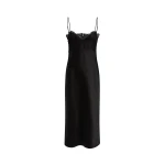 Khaite Joelle Dress in Black | Dresses | Luxury Shoes 