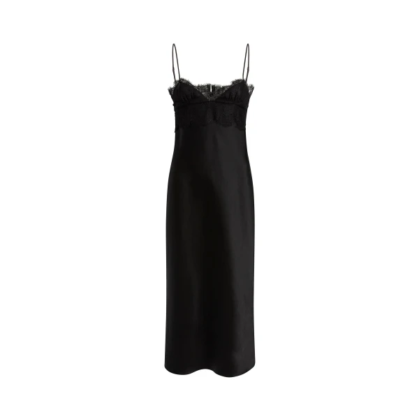 Khaite Joelle Dress in Black | Dresses | Luxury Shoes 